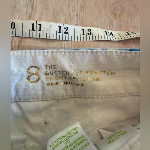 Lilly Pulitzer Buttercup Stretch Scallop Hem Shorts Size 8 - Picture 4 of 7
